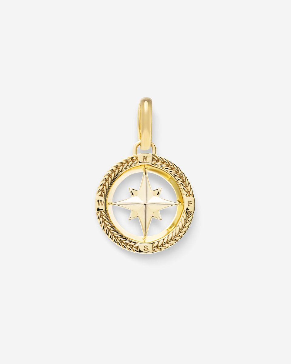 Buddha to Buddha Hanger Barbara Mini Compass Vermeil Verguld gerecycled 925 sterling zilver Gold Vermeil 001J09059E900 hoofdfoto