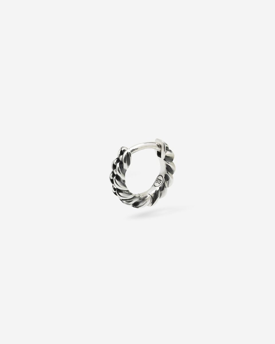Buddha to Buddha Oorbellen Hoop Nathalie Single Piece Gerecycled 925 sterling zilver 002J030670100 hoofdfoto