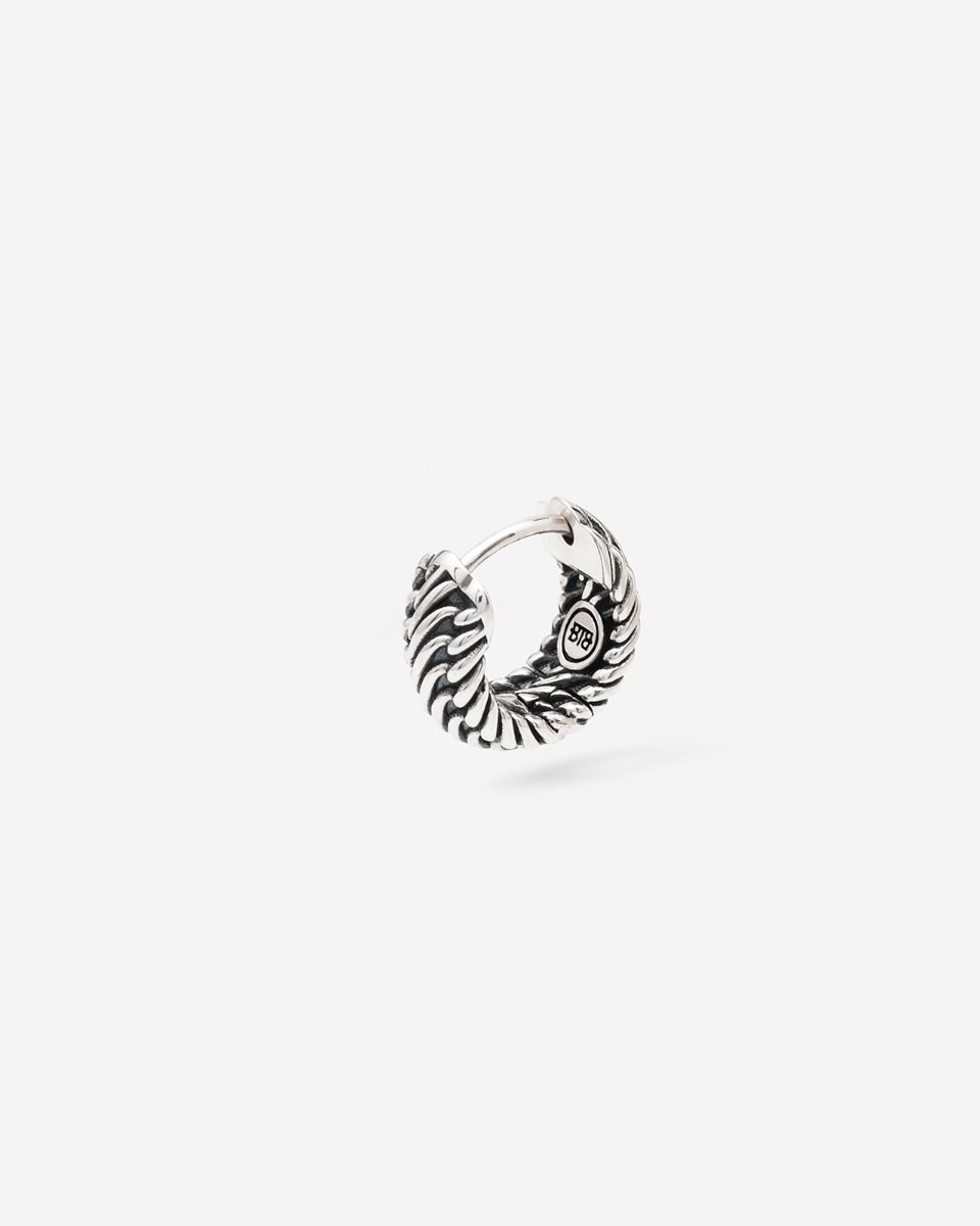 Buddha to Buddha Oorbellen Hoop Edwin Single Piece Gerecycled 925 sterling zilver 002J030890100 hoofdfoto