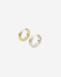 Buddha to Buddha Oorbellen Dual Hoops Esther Vermeil Set Verguld gerecycled 925 sterling zilver Gold Vermeil 002J03203E900 hoofdfoto