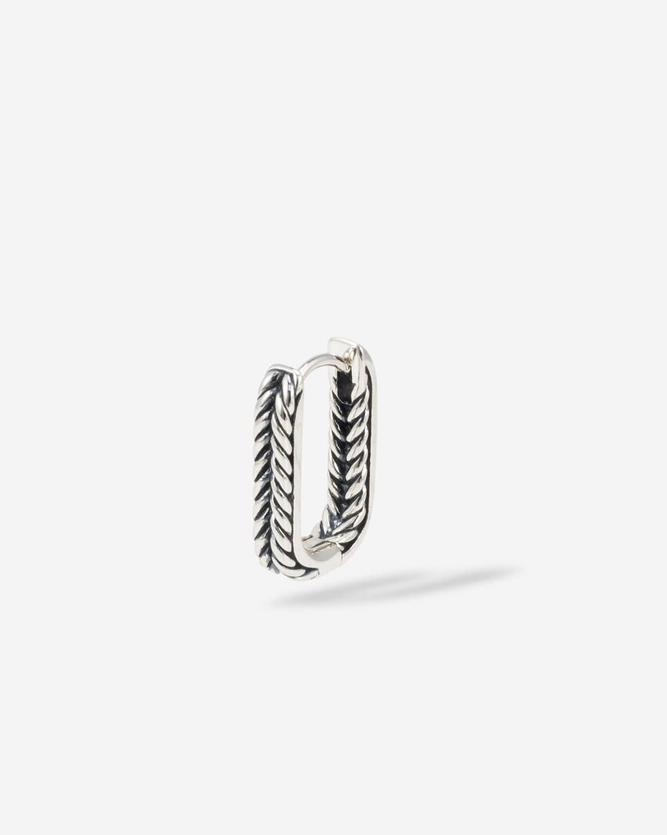 Buddha to Buddha Oorbellen Barbara Reversible Hoop Single Piece Gerecycled 925 sterling zilver 002J034060100 hoofdfoto