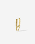 Buddha to Buddha Oorbellen Essential Hoop Chainlink Vermeil Single Piece Verguld gerecycled 925 sterling zilver Gold Plated 002J03408E900 hoofdfoto