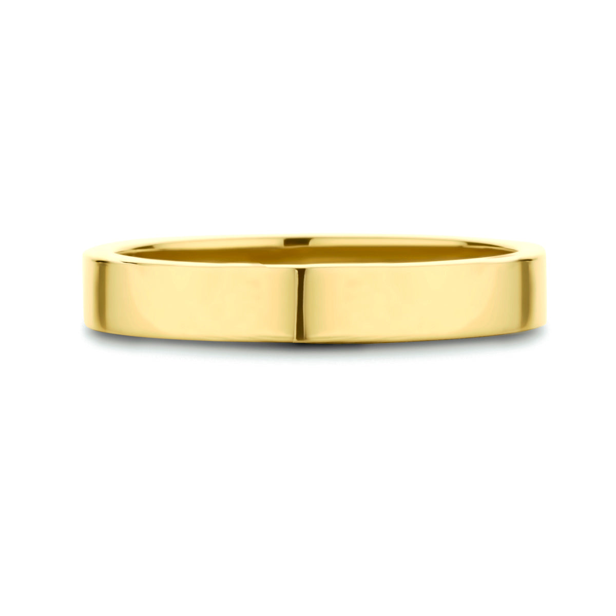 Kasius 14K Geelgouden Relatiering 3 mm 4023673 - aanzicht 2
