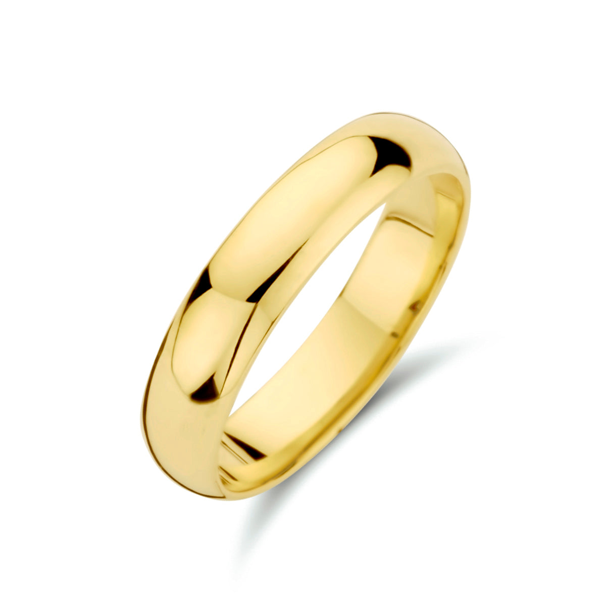 Kasius 14K Geelgouden Relatiering 4 mm 4023731