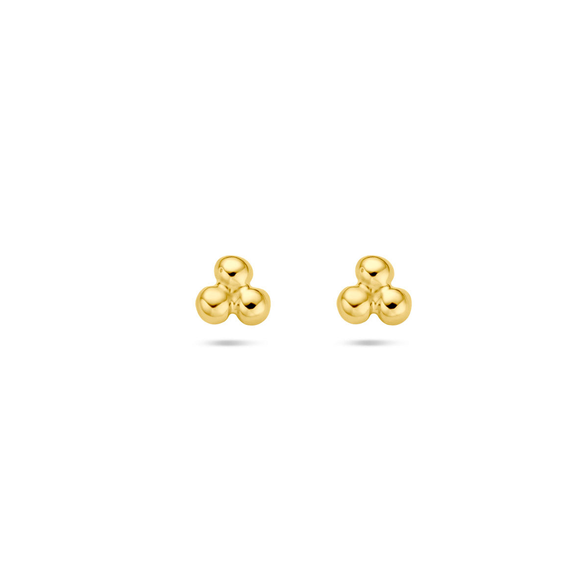 14K Geelgouden Bolletjes Oorknoppen 3,5 mm