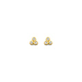 Kasius 14K Geelgouden Oorknoppen met Zirkonia 3 mm 4031008