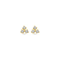 Kasius 14K Geelgouden Oorknoppen met Zirkonia 3,5 mm 4031248
