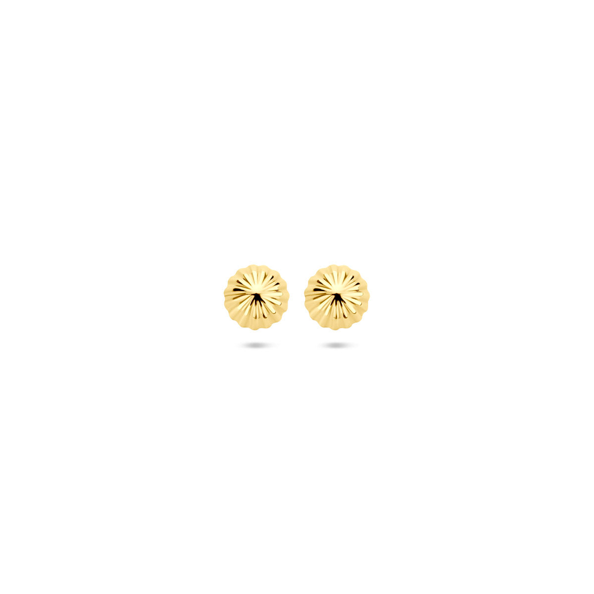14K Geelgouden Bol Oorknoppen 5 mm