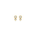 Kasius 14K Geelgouden Oorknoppen met Zirkonia 6,5 mm 4034652
