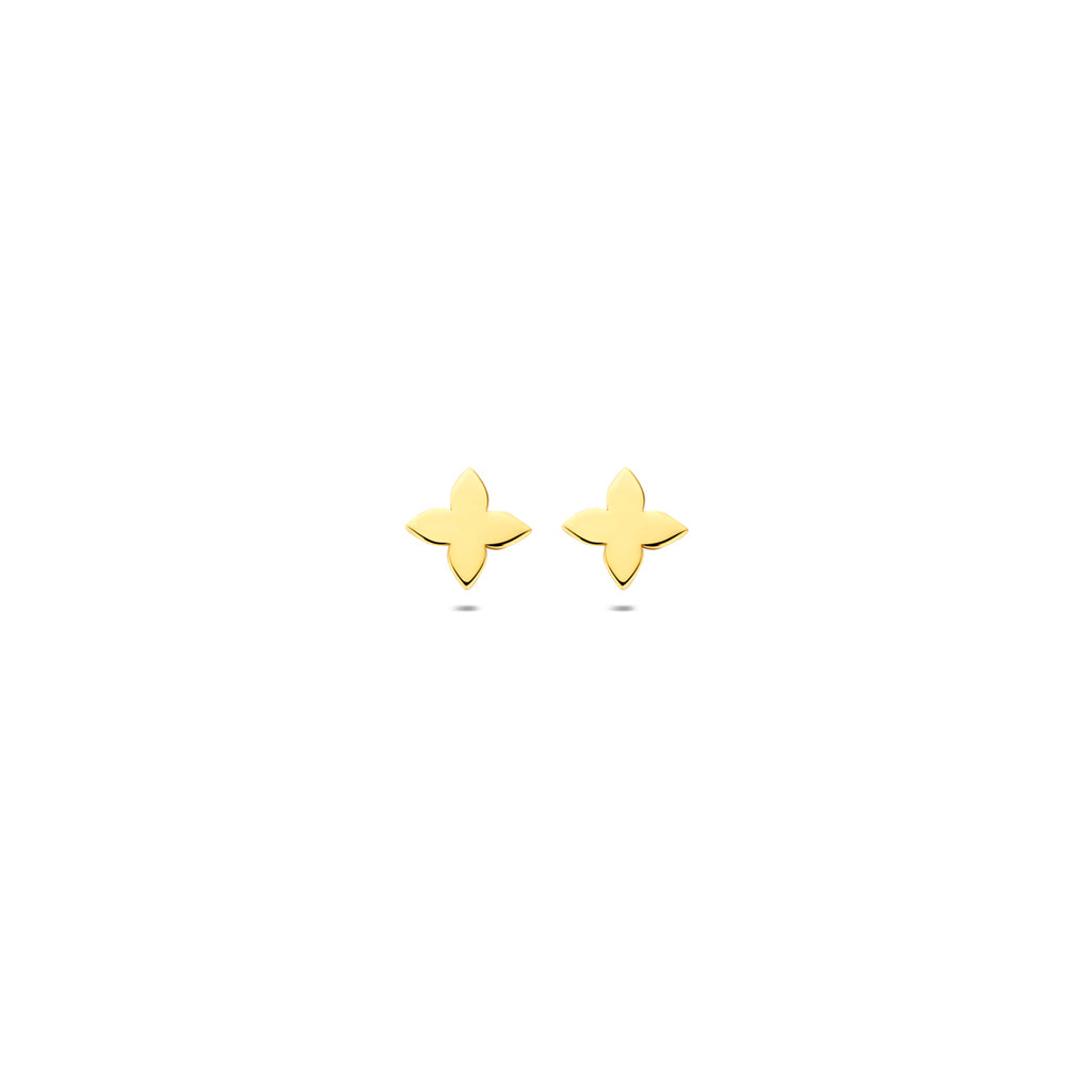 14K Geelgouden Bol Oorknoppen 4 mm