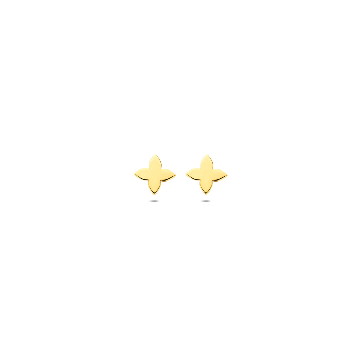 14K Geelgouden Bol Oorknoppen 4 mm