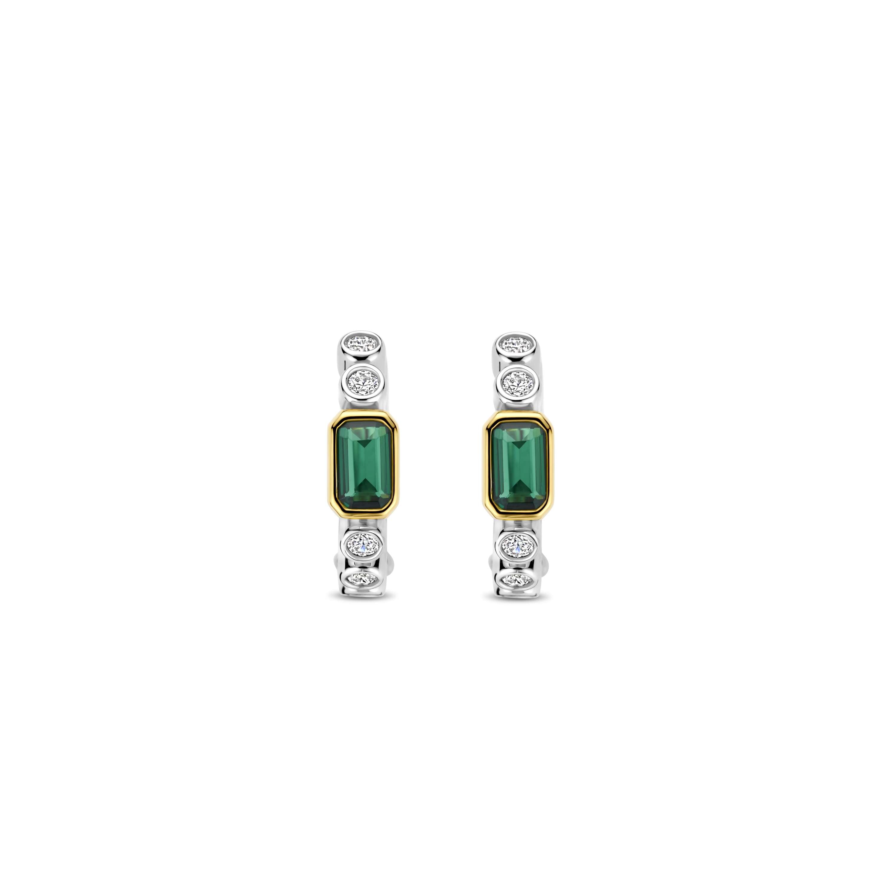 TI SENTO Oorbellen Groen 7975EM