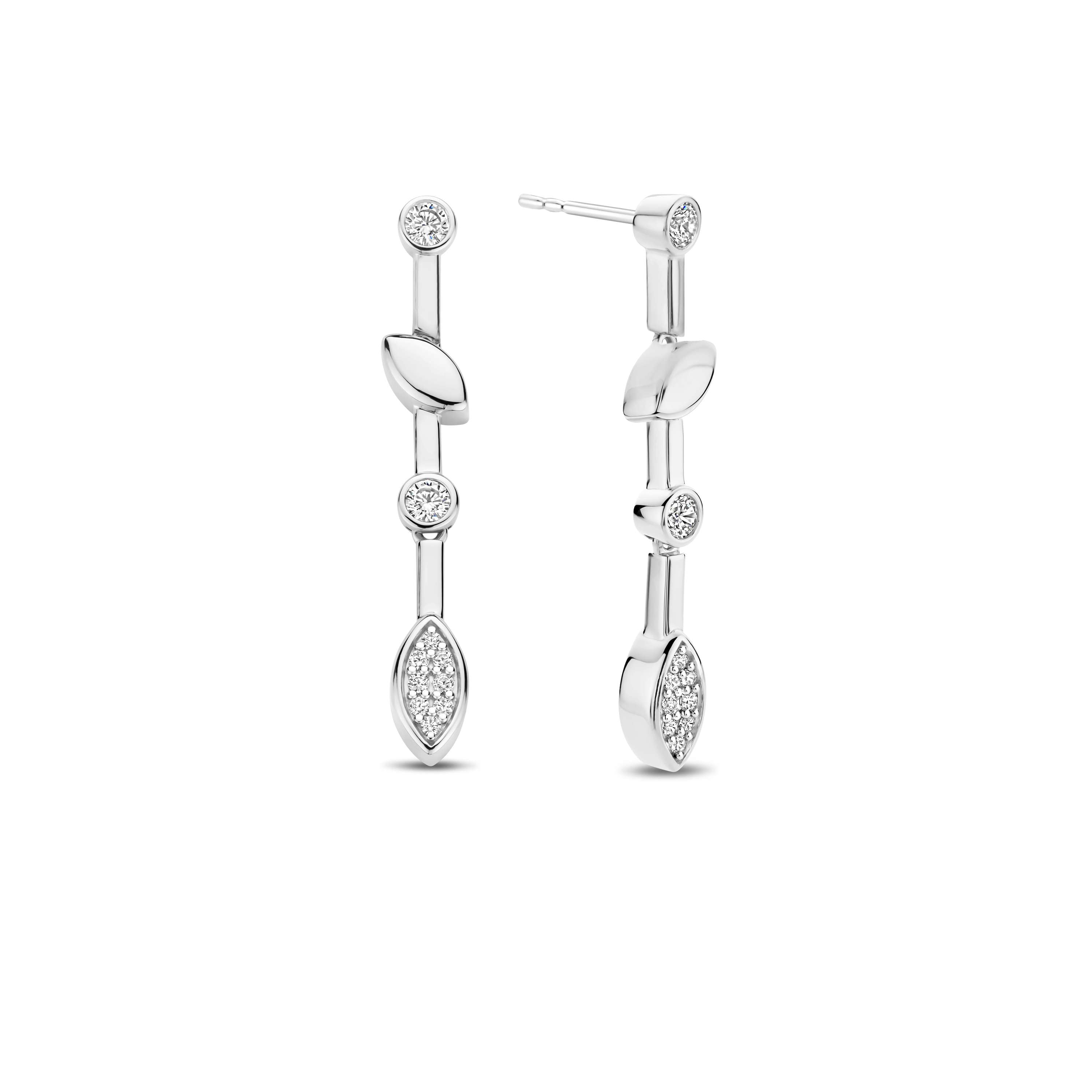 TI SENTO Oorbellen Zilver 7988ZI