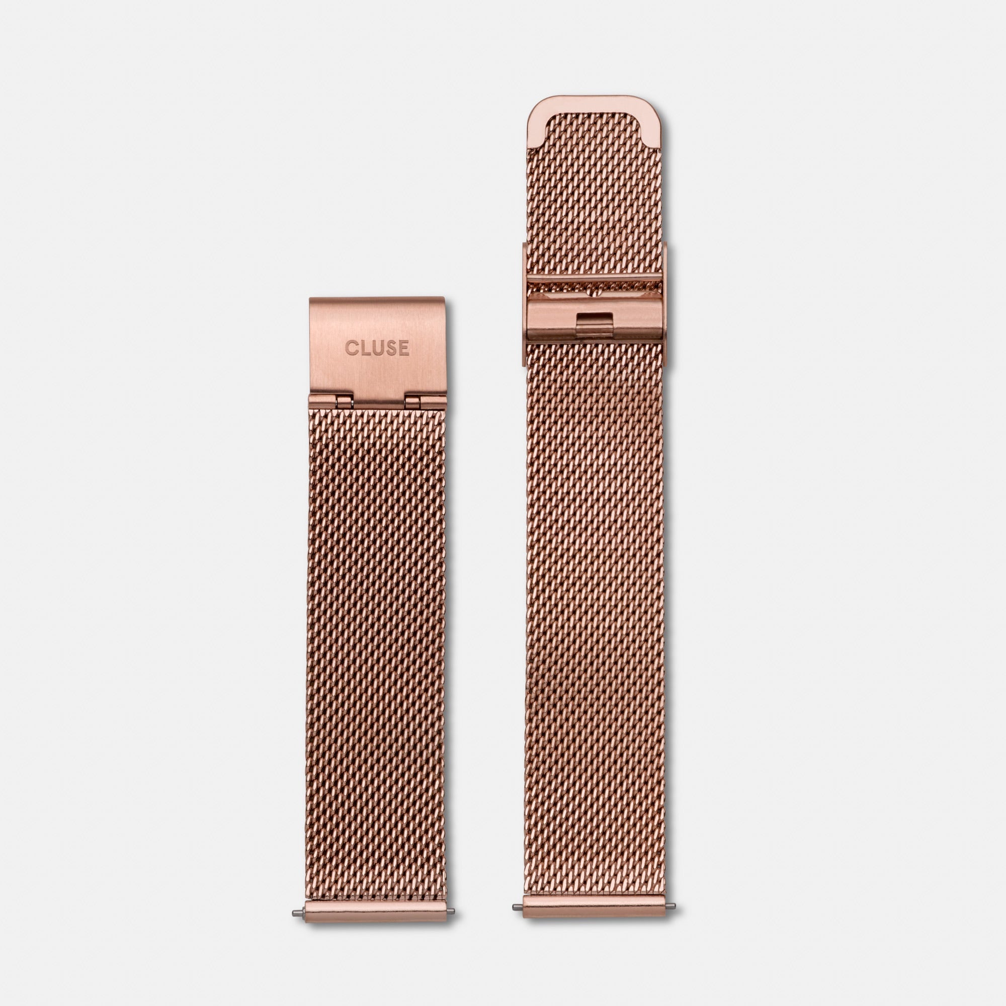 CLUSE La Bohème Roségoudkleurige Mesh Horlogeband 18 mm CLS047