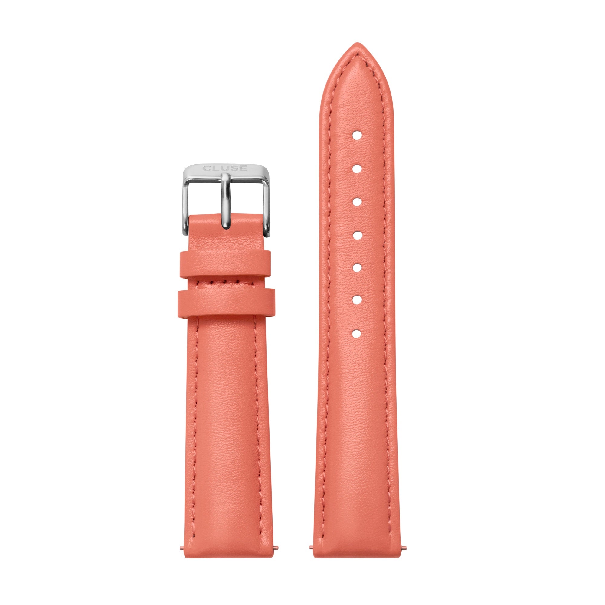 CLUSE La Bohème Flamingoroze Leren Horlogeband 18 mm CLS065