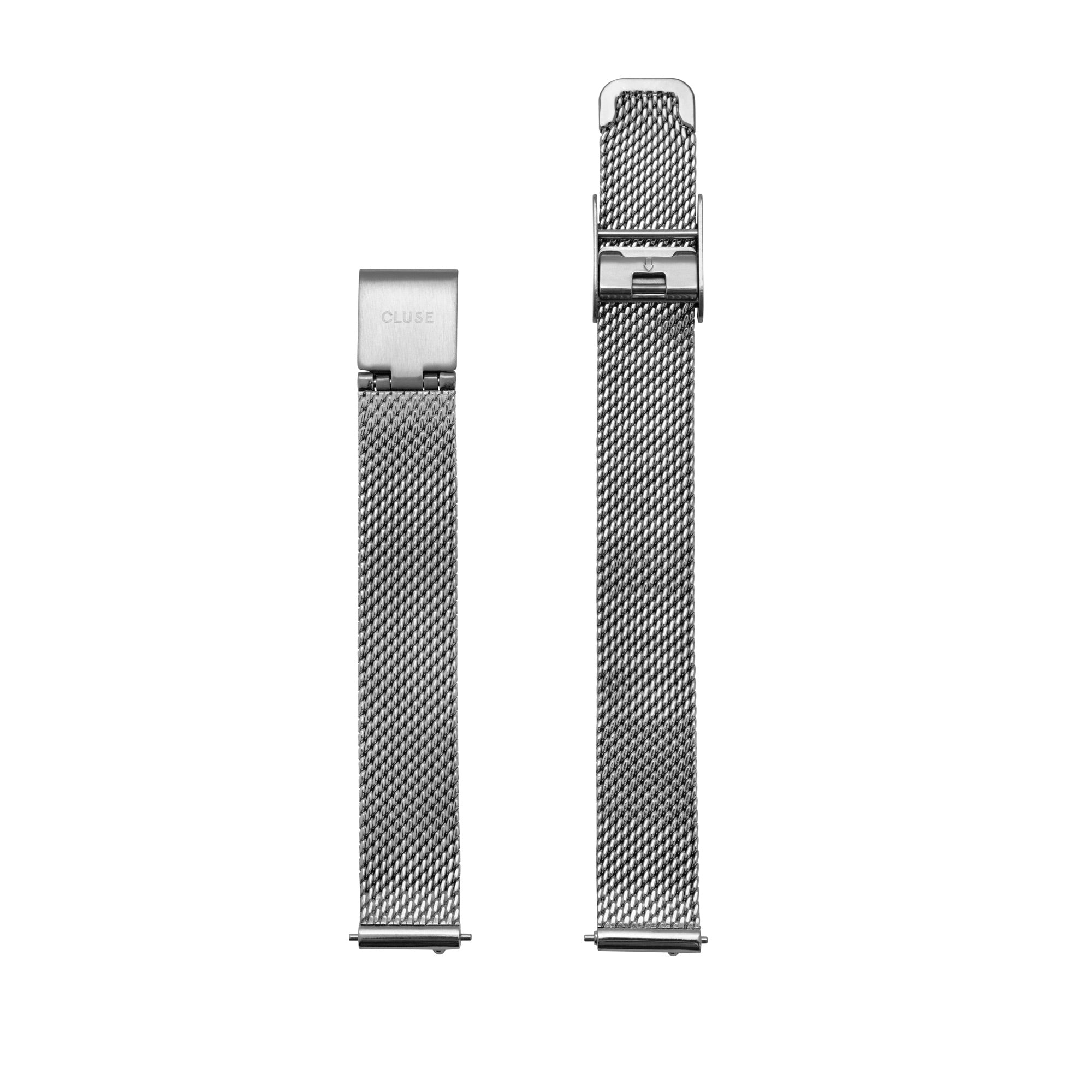 CLUSE La Vedette Zilverkleurige Mesh Horlogeband 12 mm CLS501