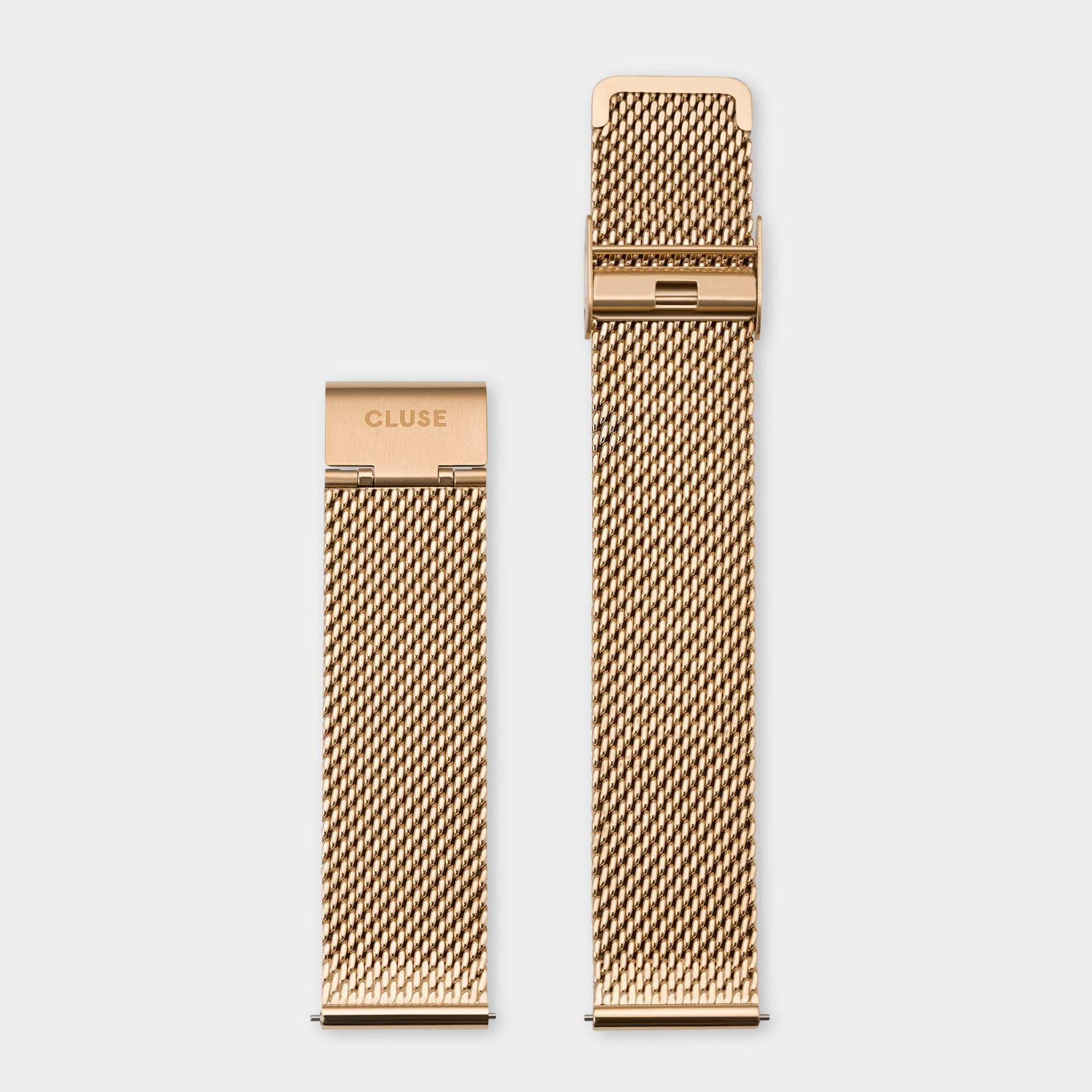 CLUSE goudkleurige mesh horlogeband 20 mm CS1401101062