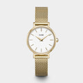 CLUSE Boho Chic Petite Goudkleurig Horloge CW0101211001