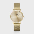 CLUSE Minuit Goudkleurig Horloge met Kristallen CW10204