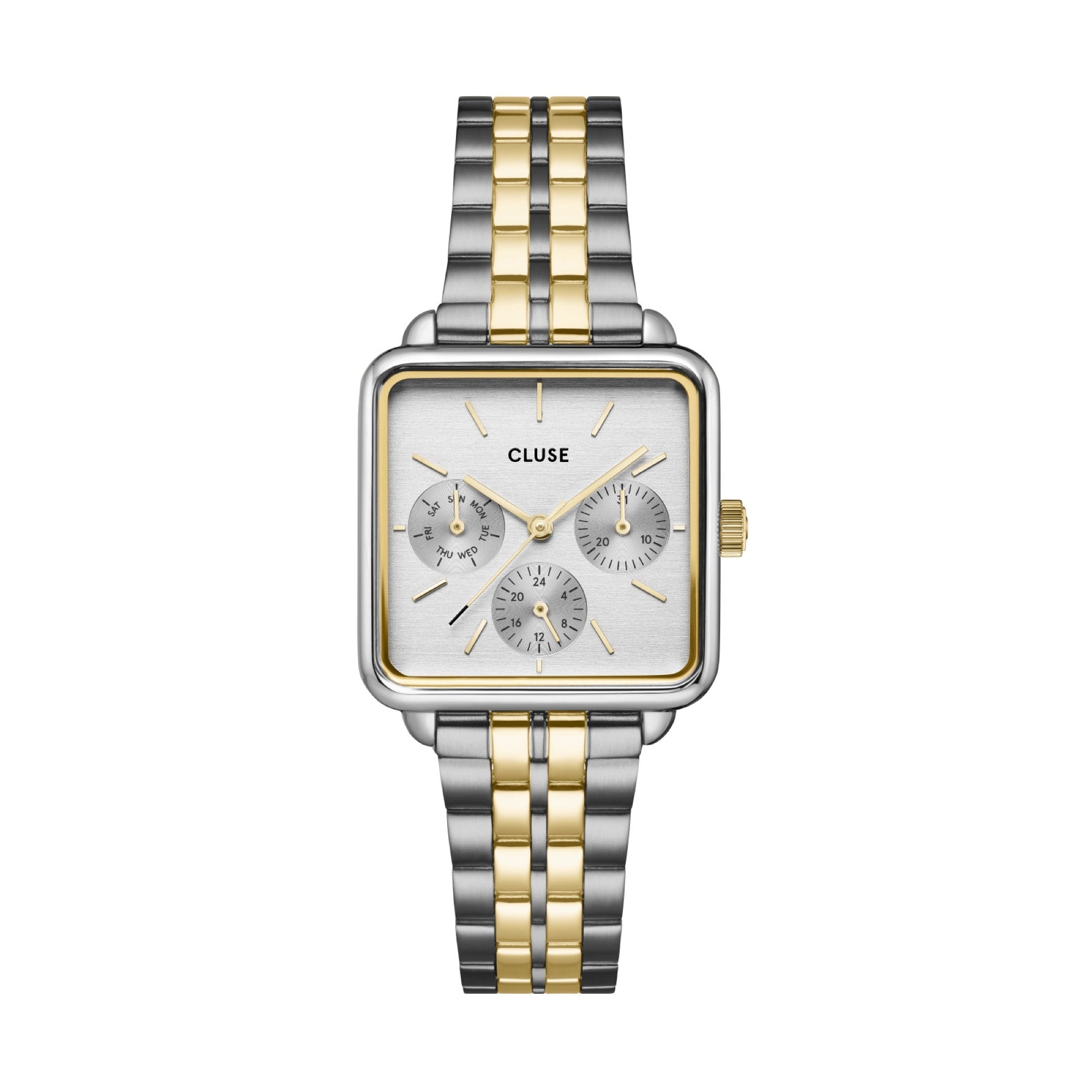 CLUSE La Tétragone Bicolor Multifunctioneel Horloge CW13803