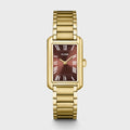 CLUSE Belisenna CW15010 – goudkleurig horloge met mocha wijzerplaat