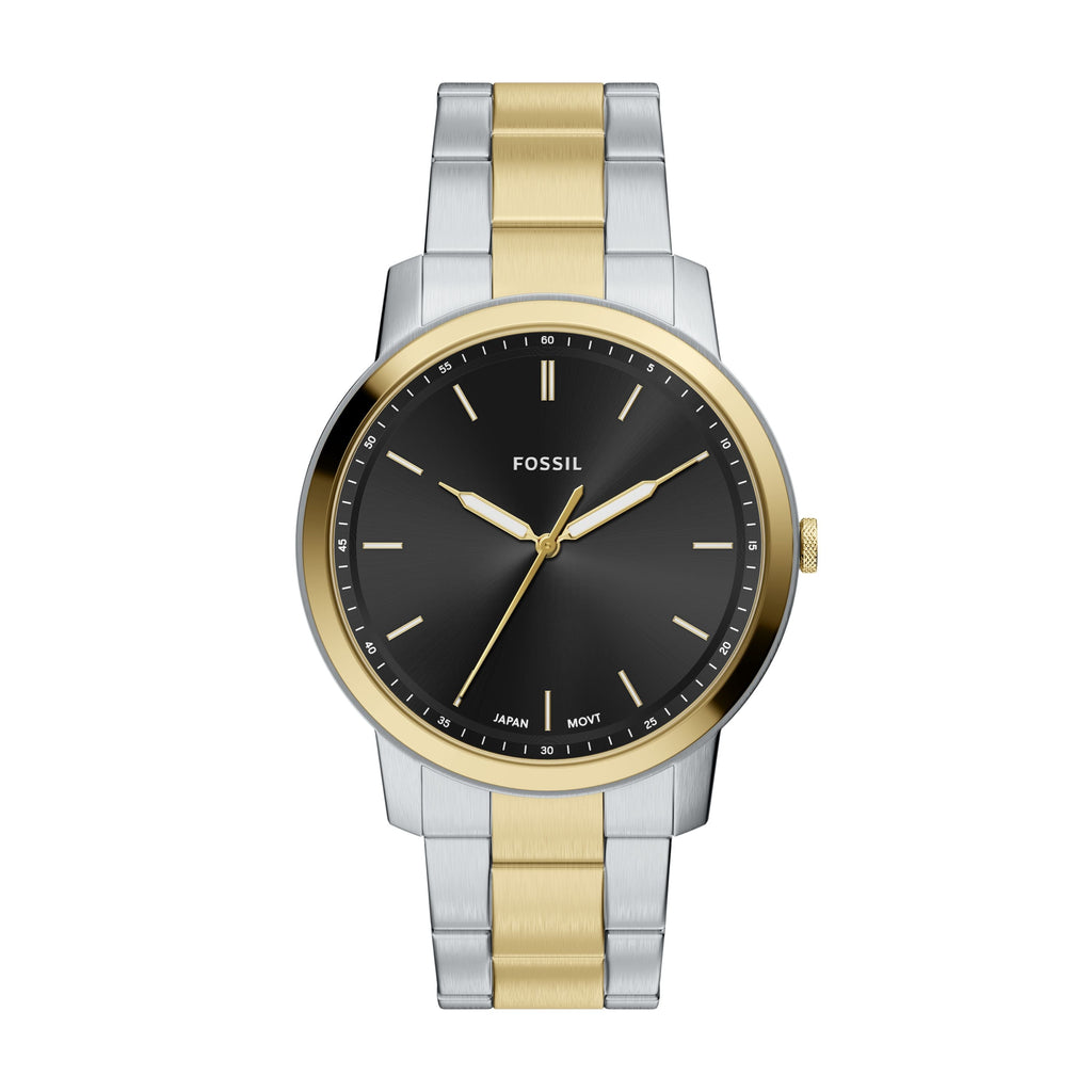 Fossil Minimalist bicolor herenhorloge 44 mm FS6182