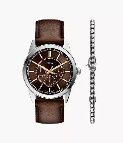 Fossil herenhorloge en armband cadeauset FS6226SET