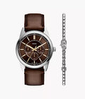 Fossil herenhorloge en armband cadeauset FS6226SET
