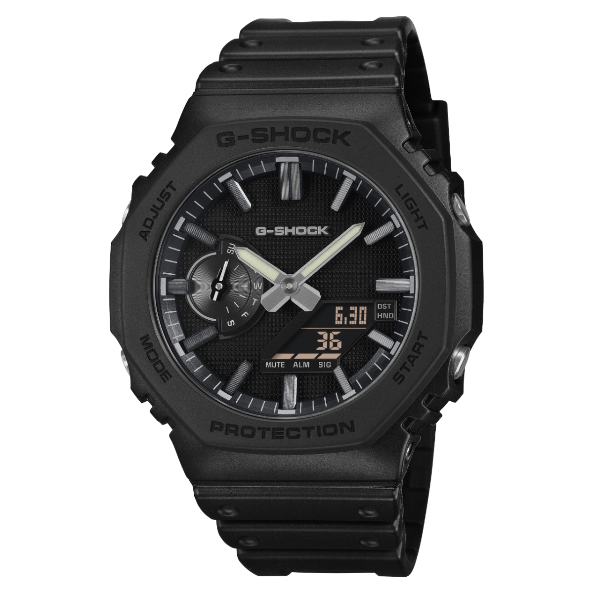 G-SHOCK GA-2100LXB Zwart Horloge met Zilverkleurige Accenten GA-2100LXB-1AER