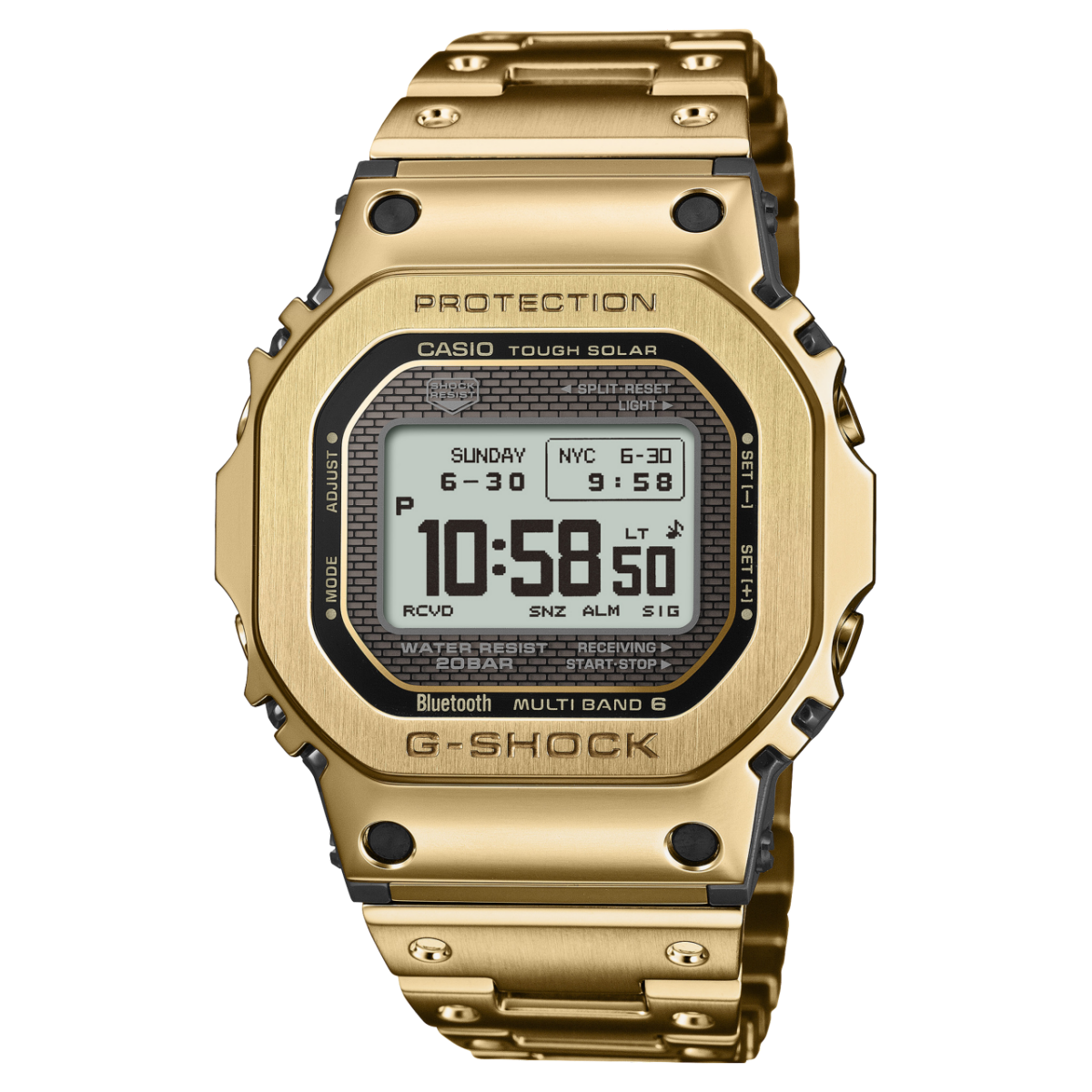G-SHOCK Full Metal Goudkleurig Digitaal Horloge GMW-BZ5000GD-9ER