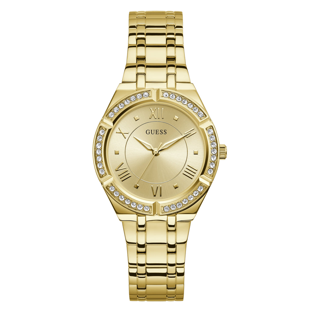 GUESS Cosmo Goudkleurig Dames Horloge GW0033L2