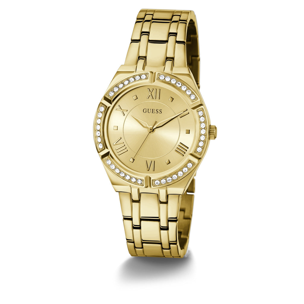 GUESS Cosmo Goudkleurig Dames Horloge GW0033L2 lifestyle F