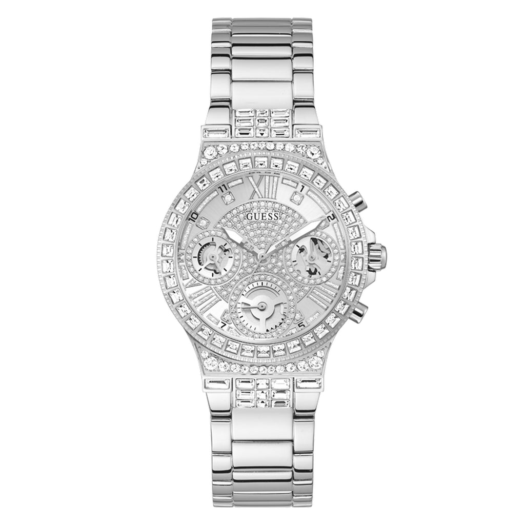 GUESS Moonlight Zilverkleurig Dames Horloge GW0320L1