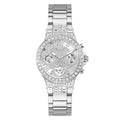 GUESS Moonlight Zilverkleurig Dames Horloge GW0320L1
