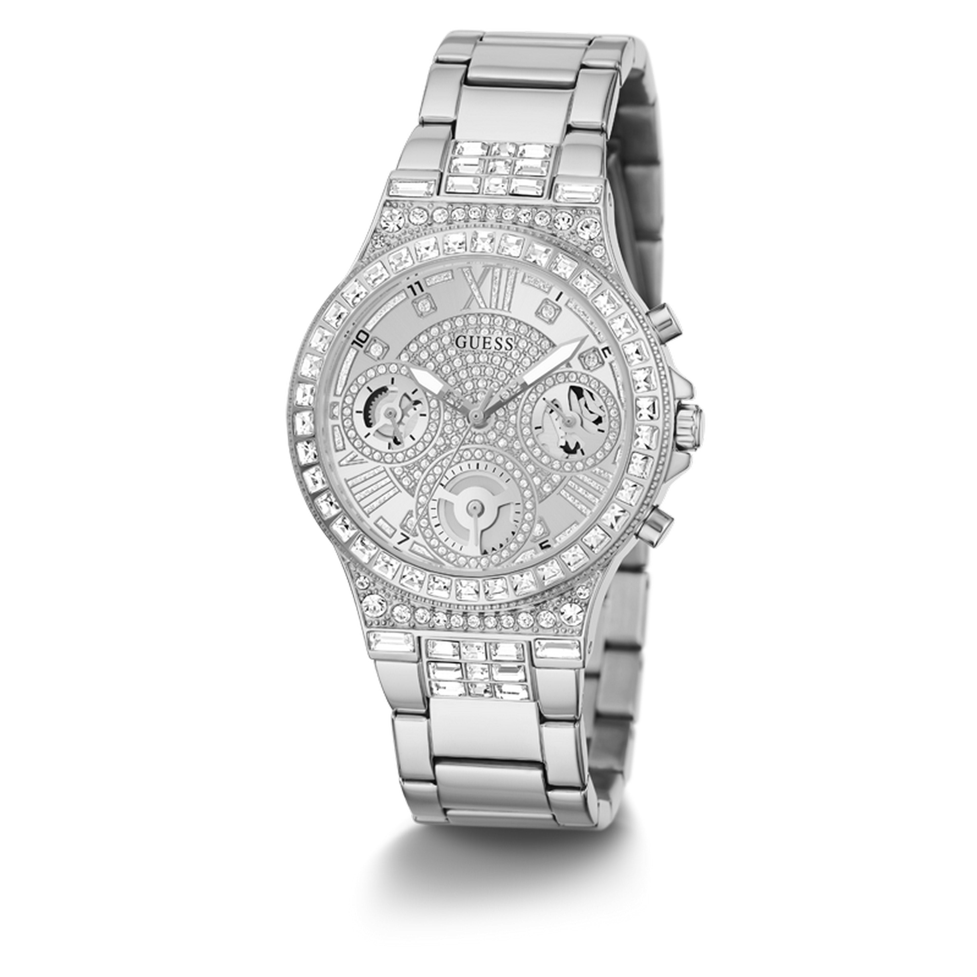 GUESS Moonlight Zilverkleurig Dames Horloge GW0320L1 lifestyle F