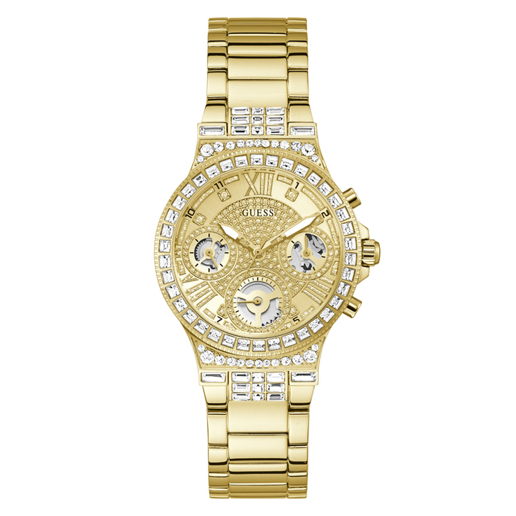 GUESS Moonlight Goudkleurig Dames Horloge GW0320L2