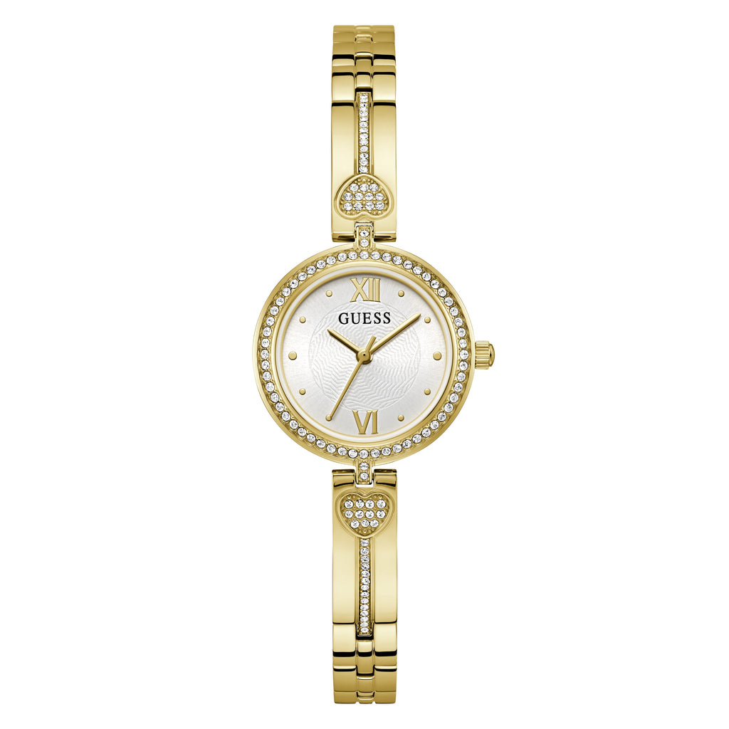 GUESS Lovey Goudkleurig Dames Horloge GW0655L2