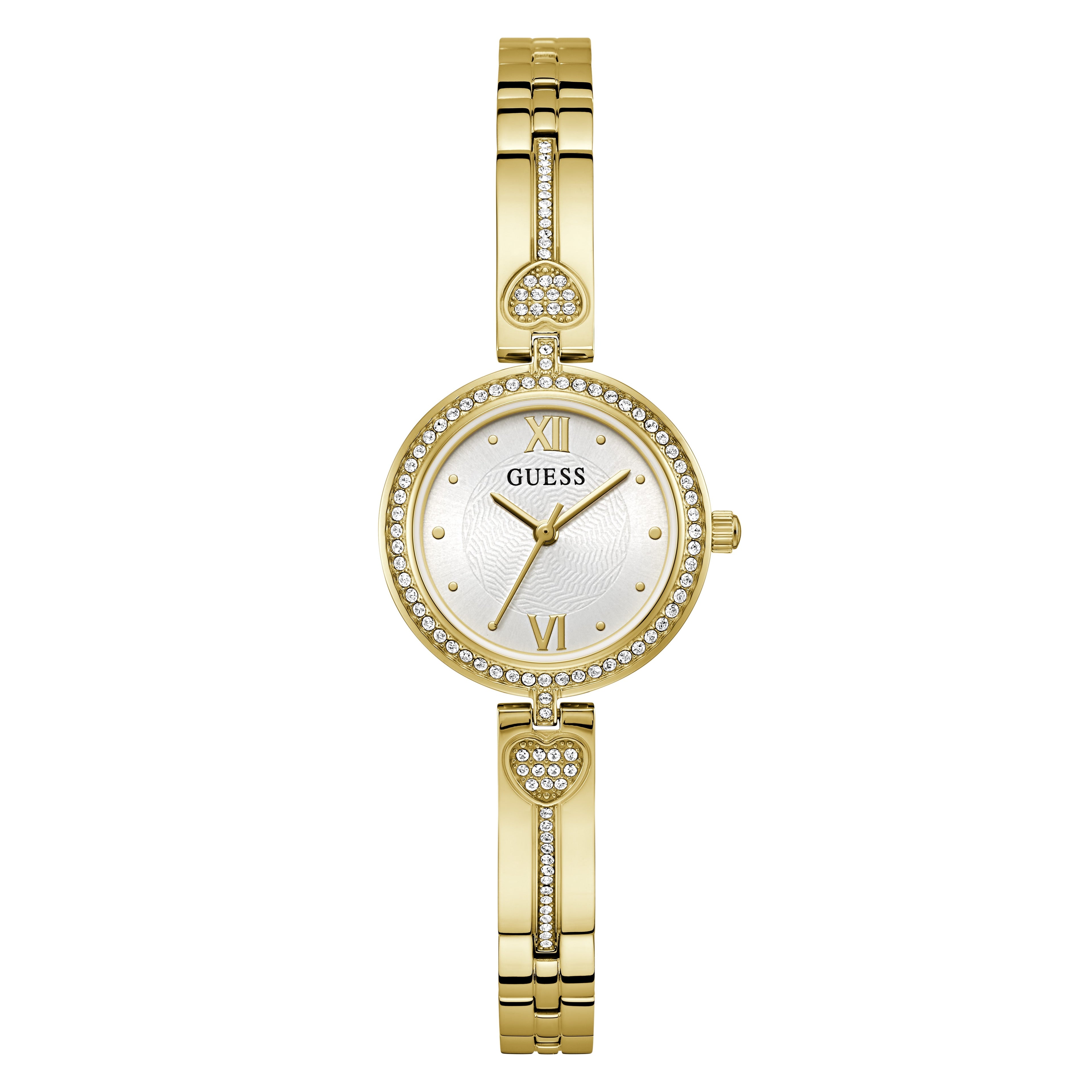 GUESS Lovey Goudkleurig Dames Horloge GW0655L2