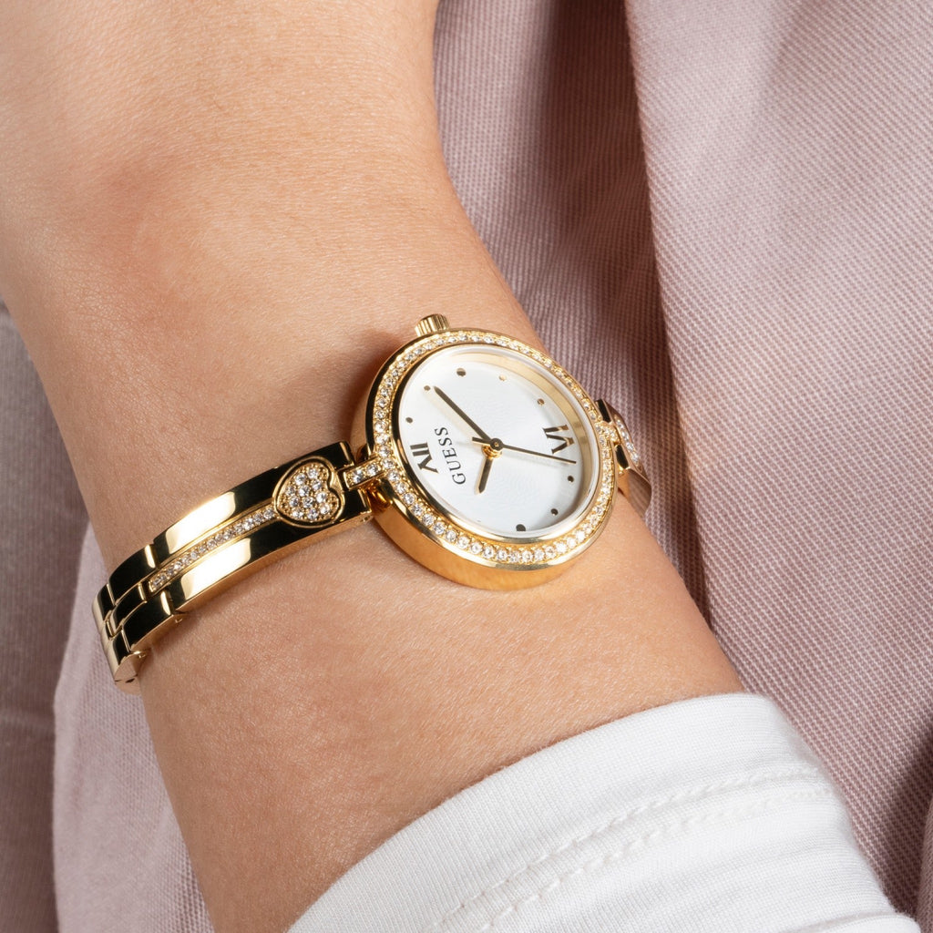 GUESS Lovey Goudkleurig Dames Horloge GW0655L2 lifestyle M