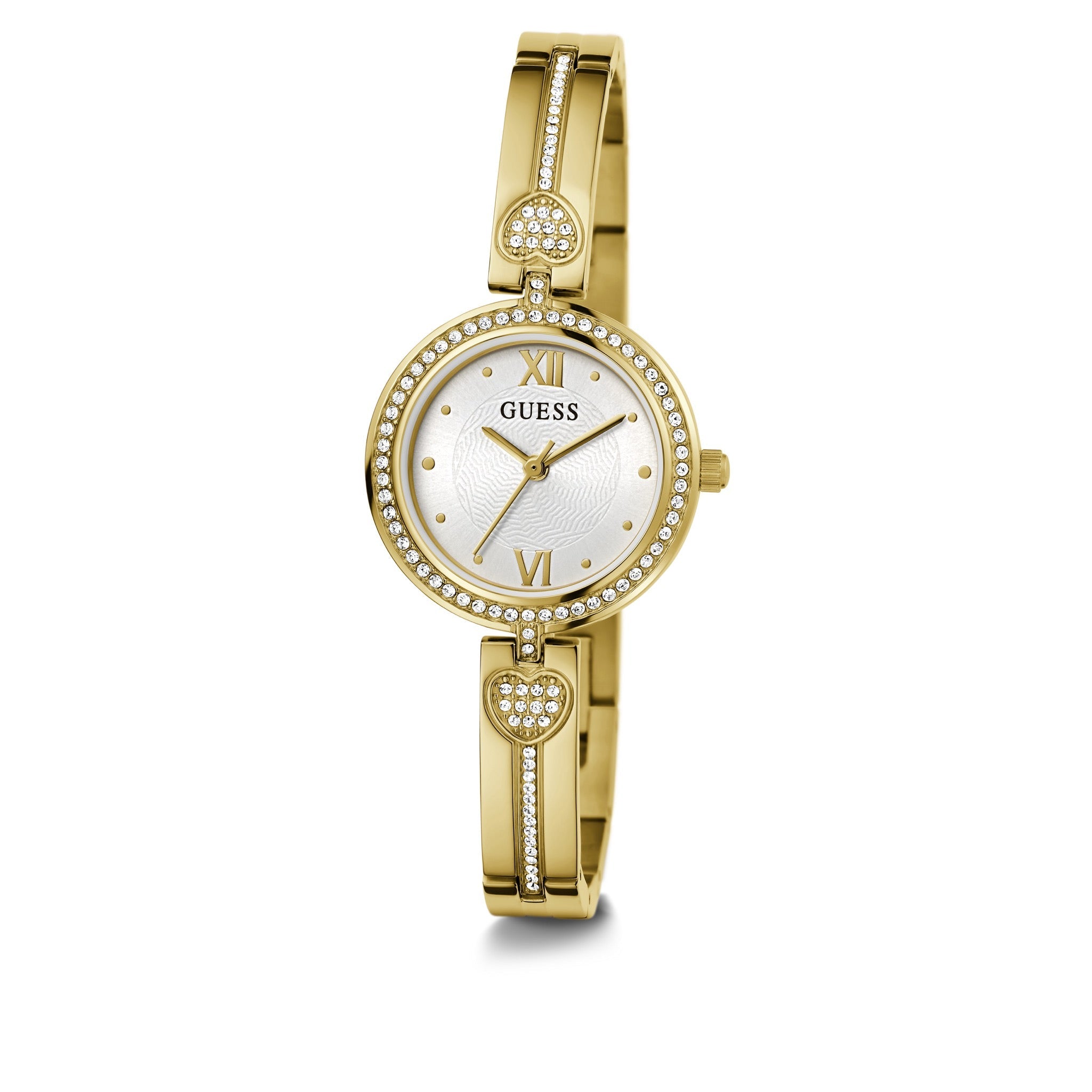 GUESS Lovey Goudkleurig Dames Horloge GW0655L2 lifestyle Q