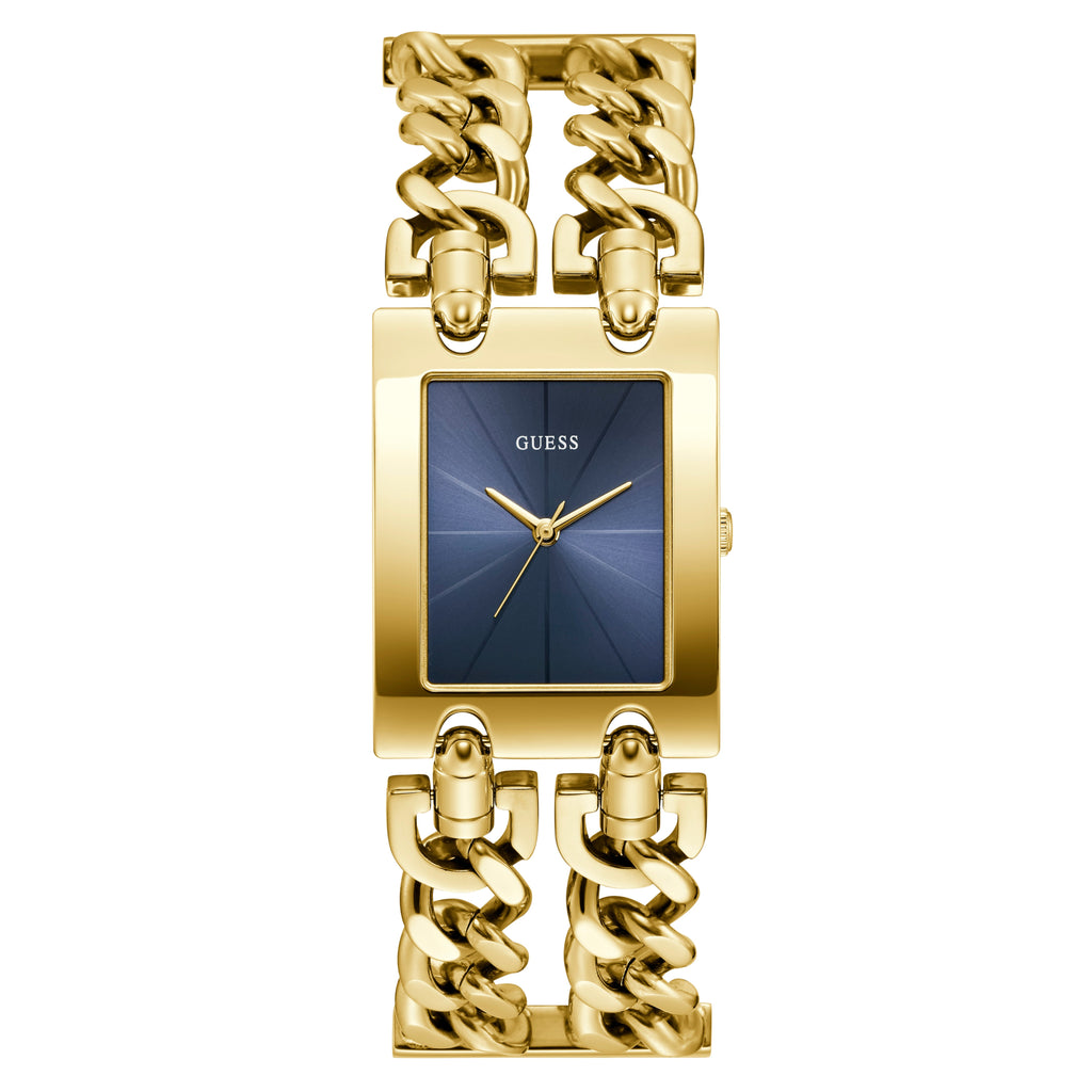GUESS Mod Heavy Metal Goudkleurig Dames Horloge GW0740L3