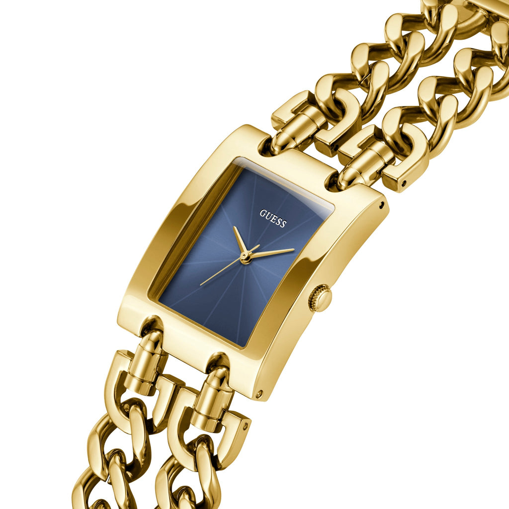 GUESS Mod Heavy Metal Goudkleurig Dames Horloge GW0740L3 lifestyle foto P