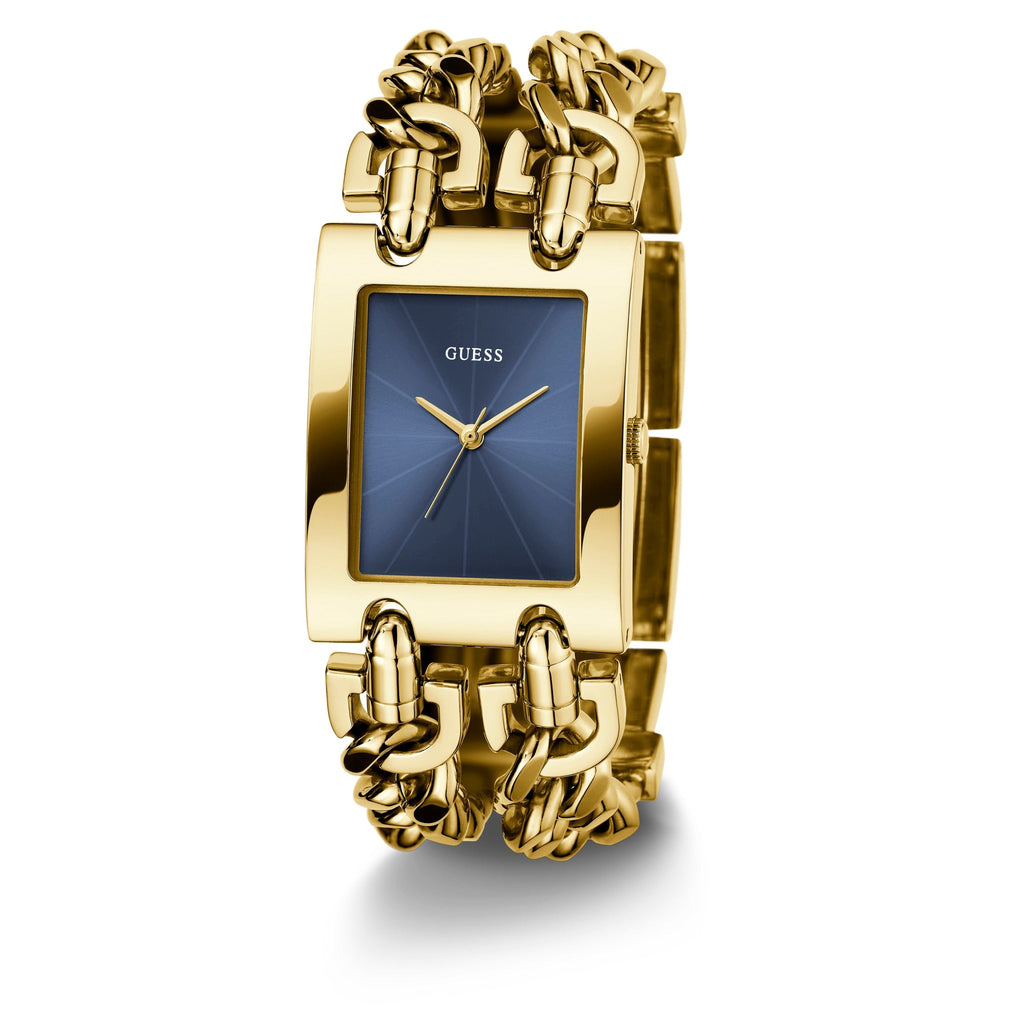 GUESS Mod Heavy Metal Goudkleurig Dames Horloge GW0740L3 lifestyle foto Q