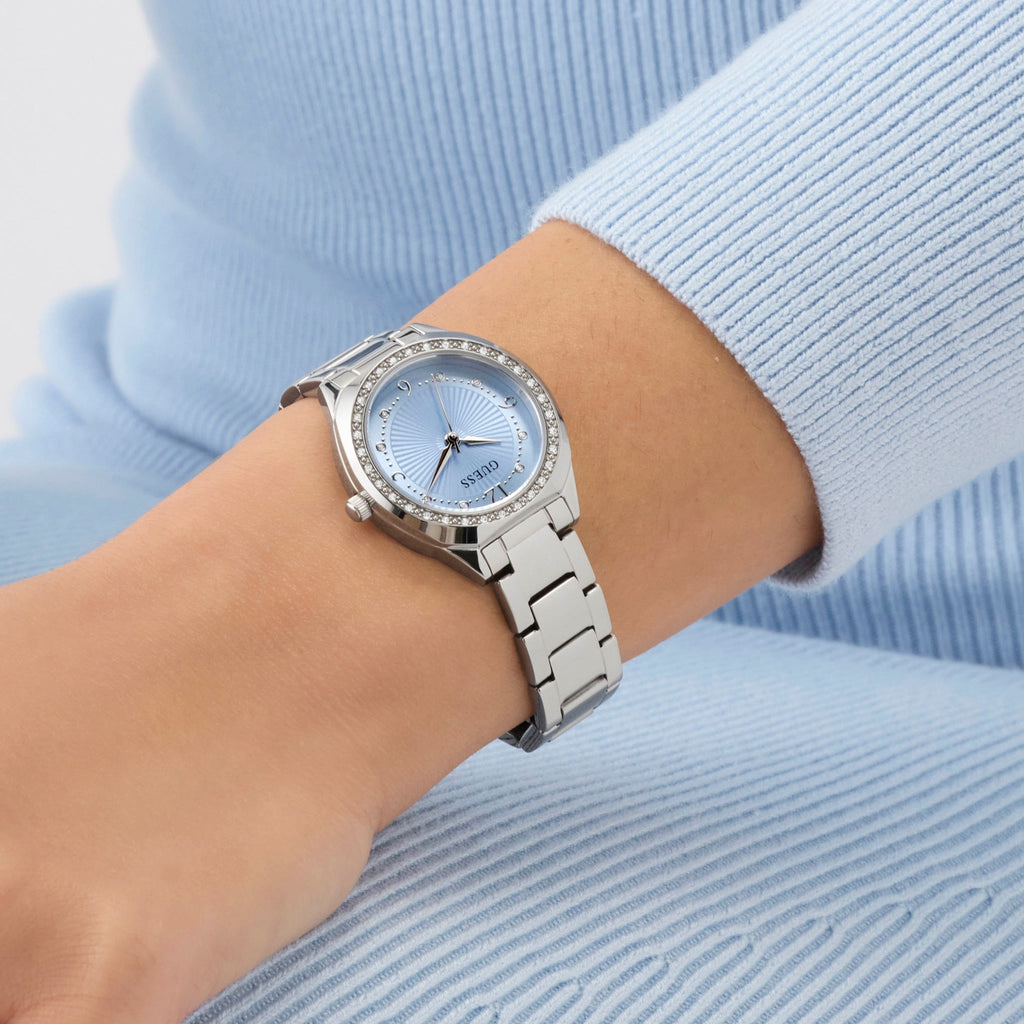 GUESS Charlotte Zilverkleurig Dames Horloge GW0767L6 lifestyle O