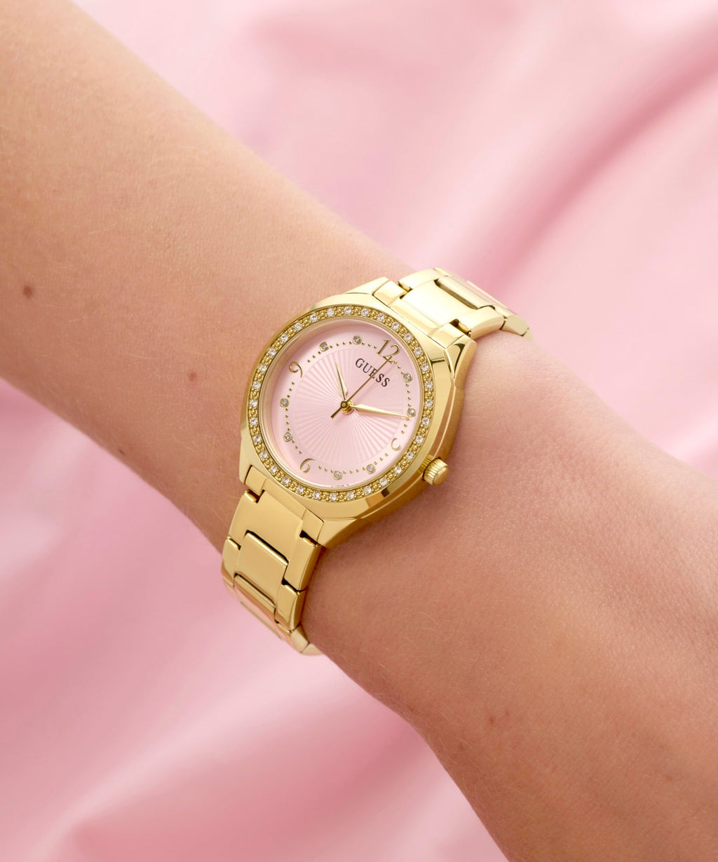 GUESS Charlotte Goudkleurig Dames Horloge GW0767L7 lifestyle OA