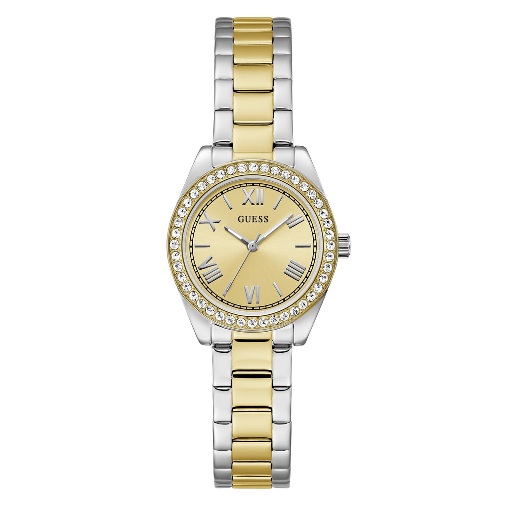 GUESS Mini Luna Goudkleurig Dames Horloge GW0841L2