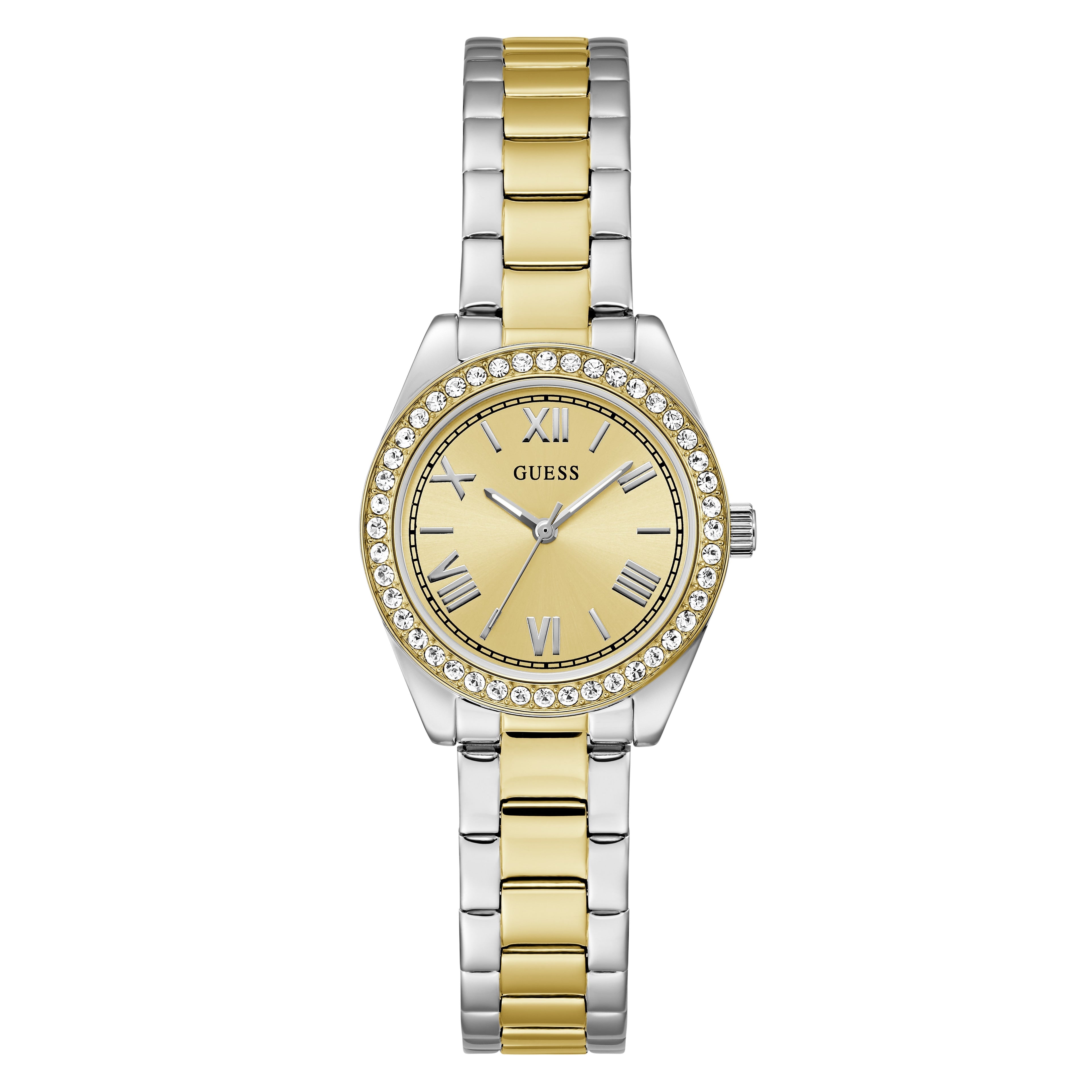GUESS Mini Luna Goudkleurig Dames Horloge GW0841L2