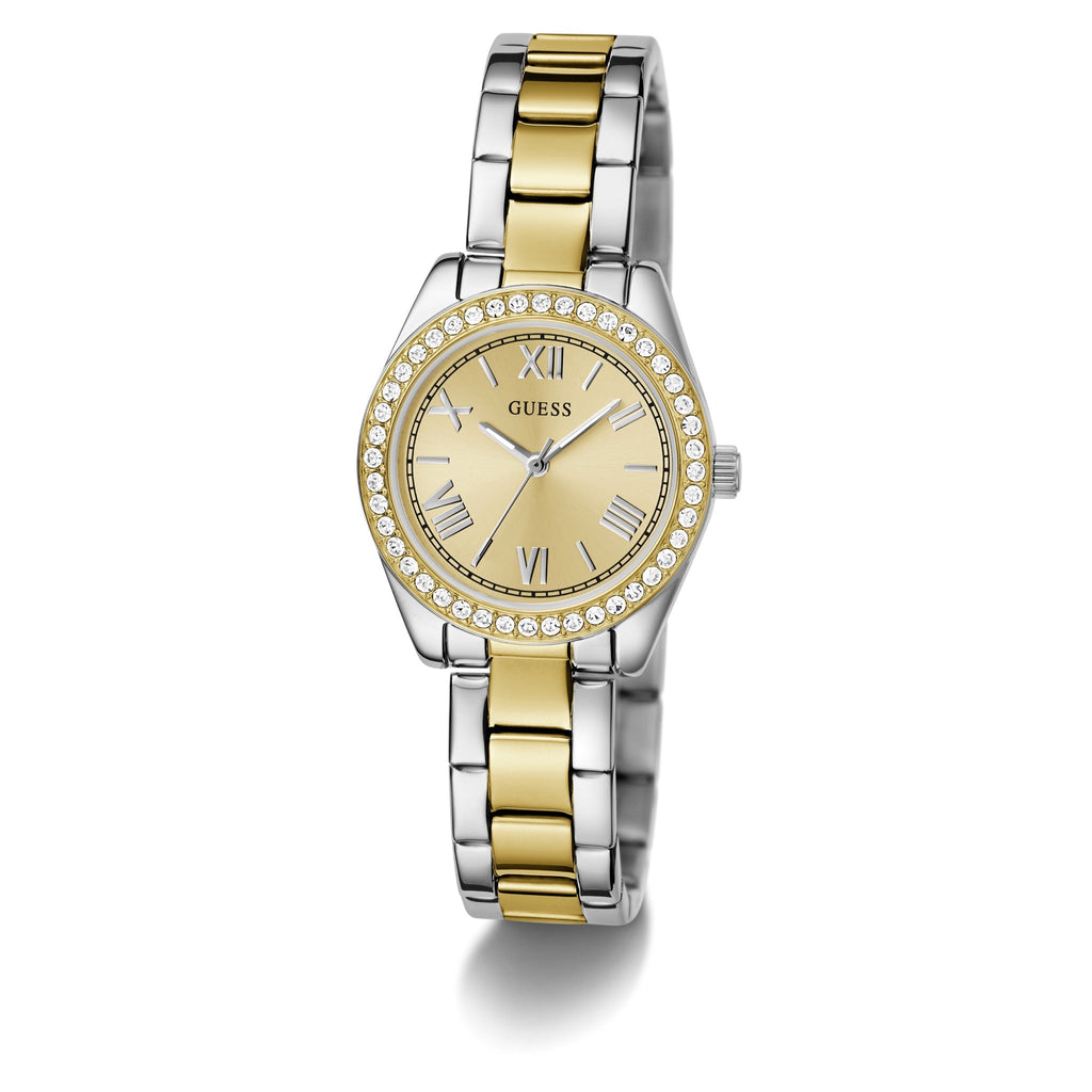 GUESS Mini Luna Goudkleurig Dames Horloge GW0841L2 lifestyle Q