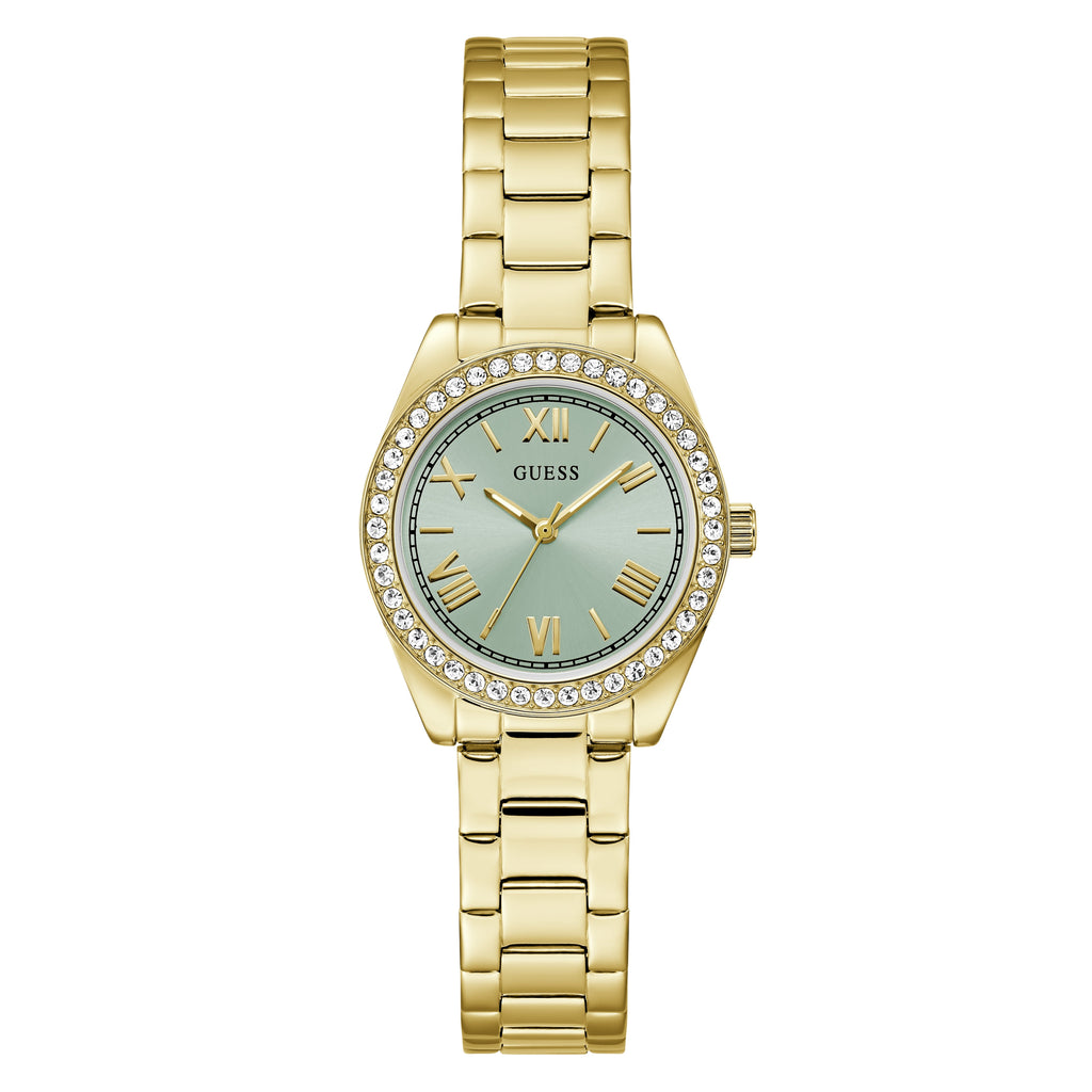 GUESS Mini Luna Goudkleurig Dames Horloge GW0841L5
