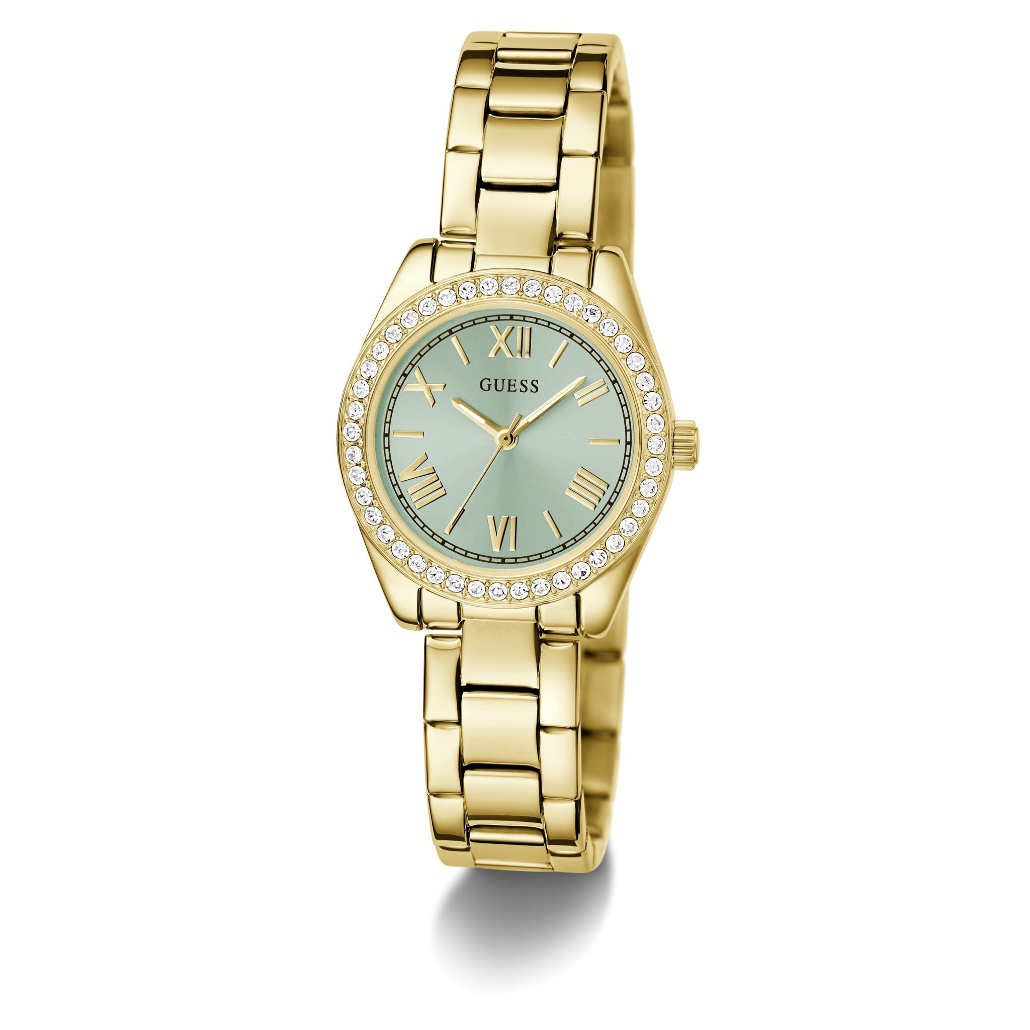 GUESS Mini Luna Goudkleurig Dames Horloge GW0841L5 lifestyle Q